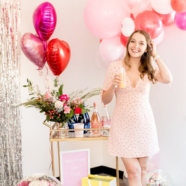 pink dress for galentines Decorating Ideas for Galentine's Day