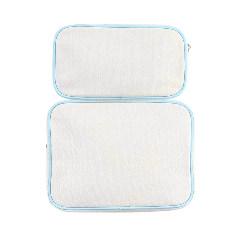 Embroidered Canvas Pouch with Applique Bundle (Large & Extra Large)