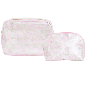 Clear Coated Pouch - Appliqué