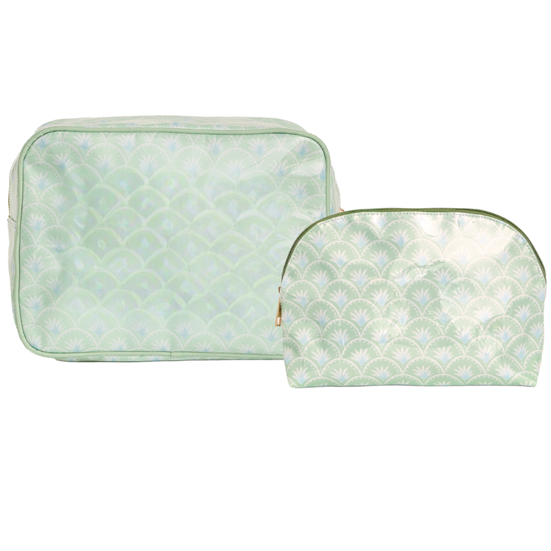 Clear Coated Pouch - Appliqué