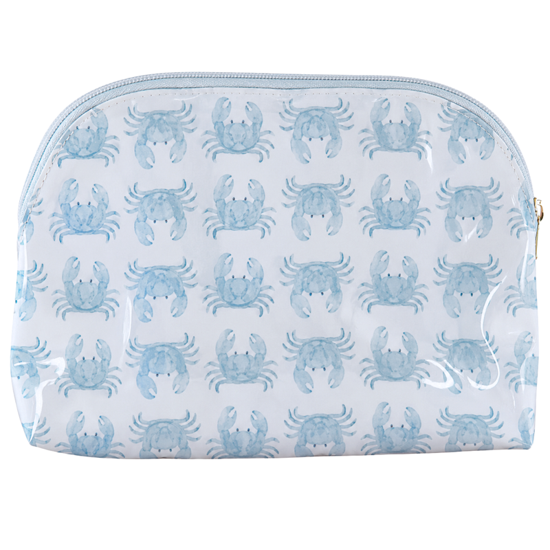 Coastal Clear Coated Pouch - Appliqué