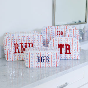 Coastal Clear Coated Pouch - Appliqué