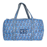 Block Print Duffel