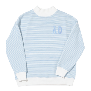 Monogrammed Mockneck Sweatshirt