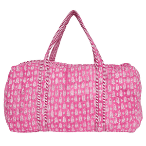 Block Print Duffel