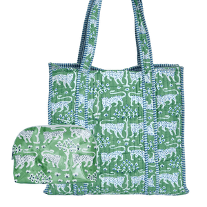 Block Print Tote & Pouch