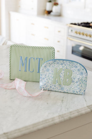 Clear Coated Pouch - Appliqué