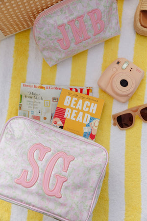 Clear Coated Pouch - Appliqué