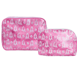 Clear Coated Pouch - Appliqué