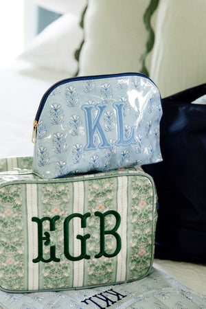 Clear Coated Pouch - Appliqué