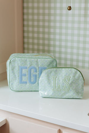 Clear Coated Pouch - Appliqué