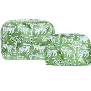 Clear Coated Pouch - Appliqué