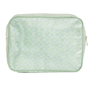 Clear Coated Pouch - Appliqué