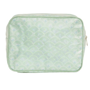 Clear Coated Pouch - Appliqué