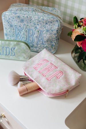 Clear Coated Pouch - Appliqué