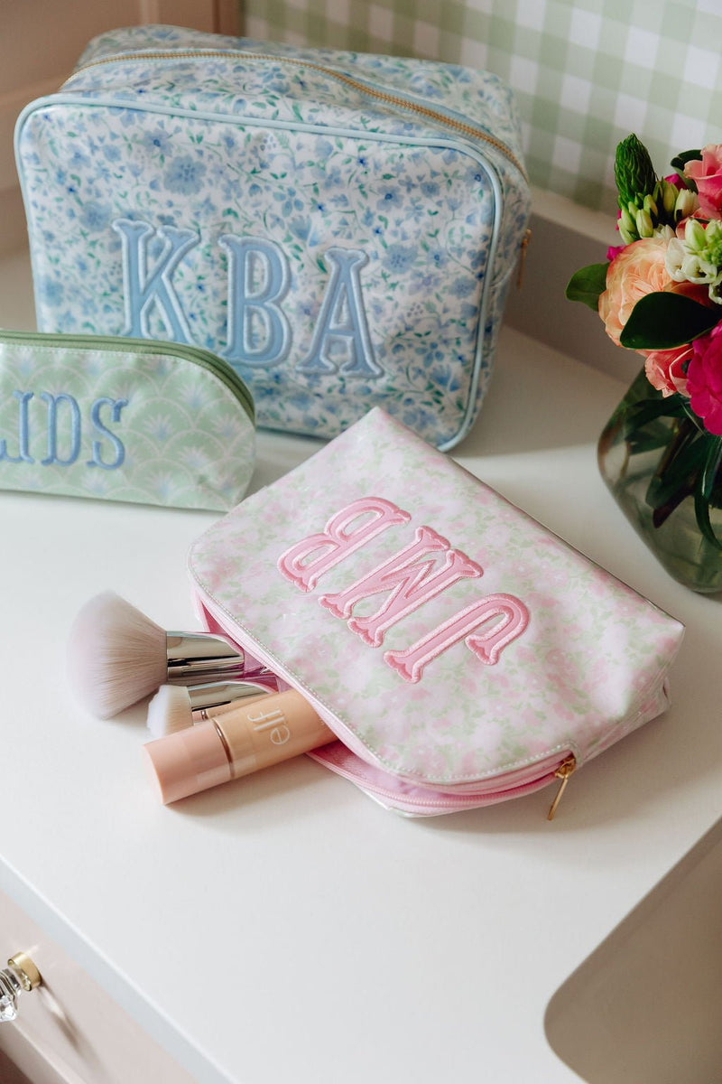 Clear Coated Pouch - Appliqué
