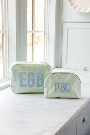 Clear Coated Pouch - Appliqué