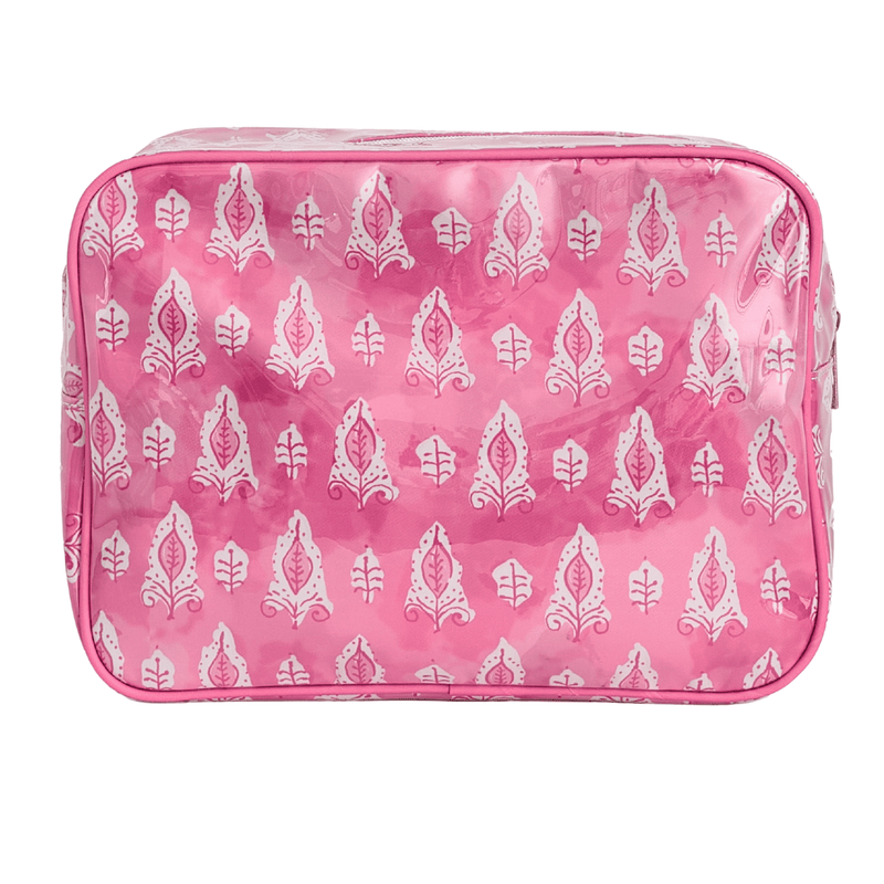 Clear Coated Pouch - Appliqué
