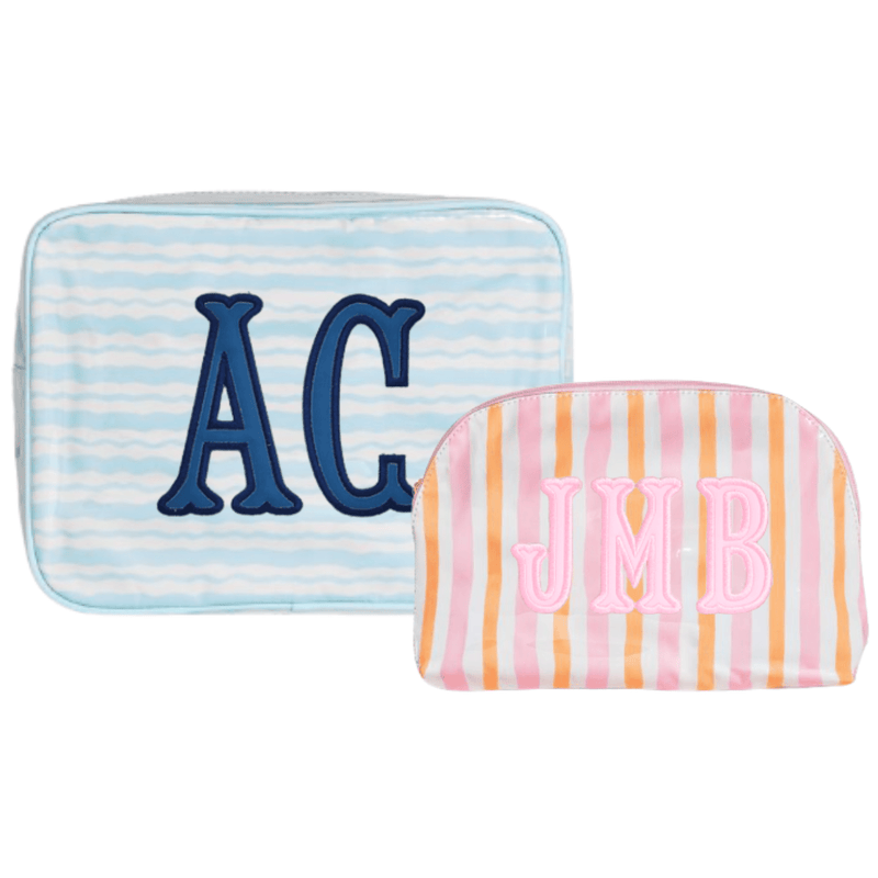 Clear Coated Pouch - Applique by @PBANDJ4THGRADE