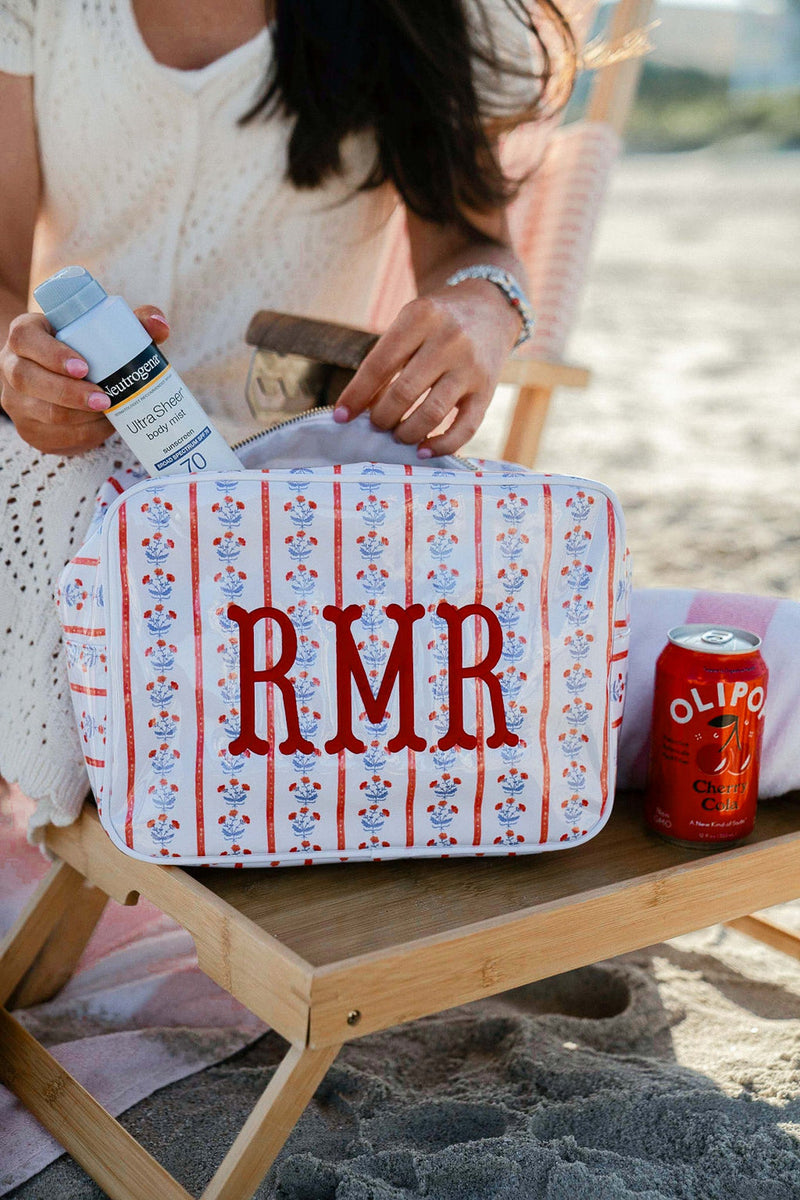 Coastal Clear Coated Pouch