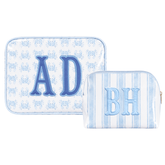 Coastal Clear Coated Pouch - Appliqué