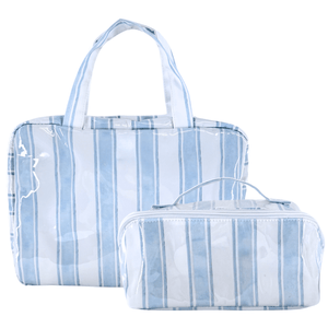 Coastal Clear Coated Travel Set
