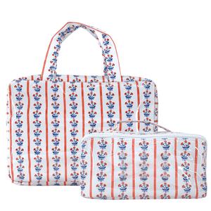 Coastal Clear Coated Travel Set