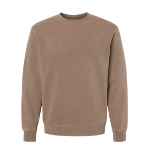 A warm taupe-colored crewneck sweatshirt from Sprinkled with Pink’s Personalized Sweatshirt Set, designed for ultimate comfort and everyday wear. Crafted from a soft cotton-polyester blend, this relaxed-fit sweatshirt is available in a variety of colors and can be customized with monograms, names, or unique designs. Ideal for layering or wearing on its own, this piece offers a stylish and cozy addition to your wardrobe.