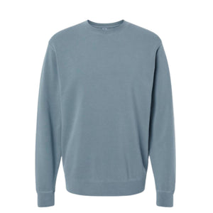 A stylish slate blue crewneck sweatshirt from Sprinkled with Pink’s Personalized Sweatshirt Set, crafted for comfort and customization. Made from a cozy cotton-polyester blend, this sweatshirt features a relaxed fit, perfect for layering or wearing on its own. Available in multiple colors, it can be personalized with monograms, initials, or unique designs to create a one-of-a-kind look. Ideal for casual wear, gifting, or matching sets.