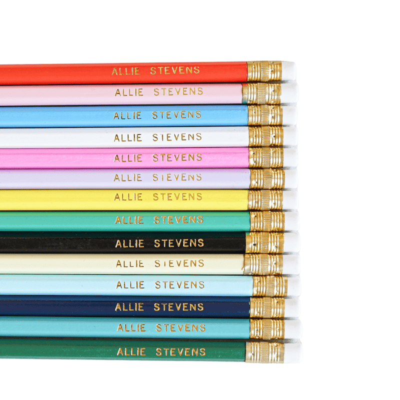 Custom Gold Foil Pencils