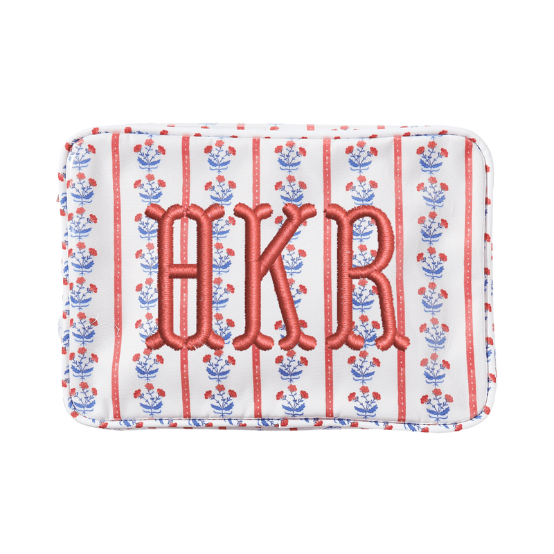 Embroidered Clear Coated Medium Pouch - @Nashville Tash x SWP