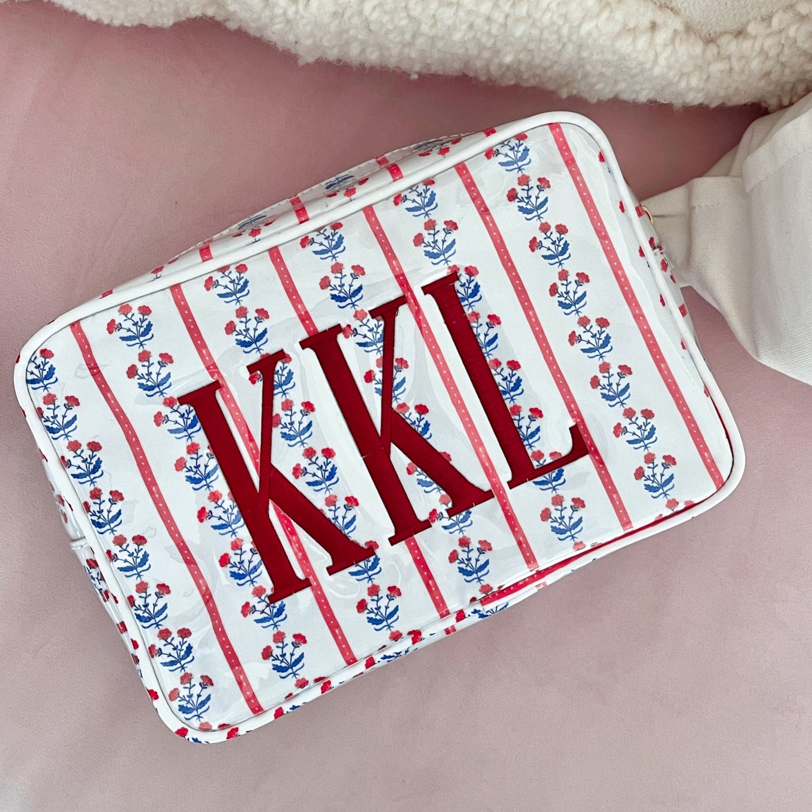 Embroidered Clear Coated Medium Pouch - @Nashville Tash x SWP