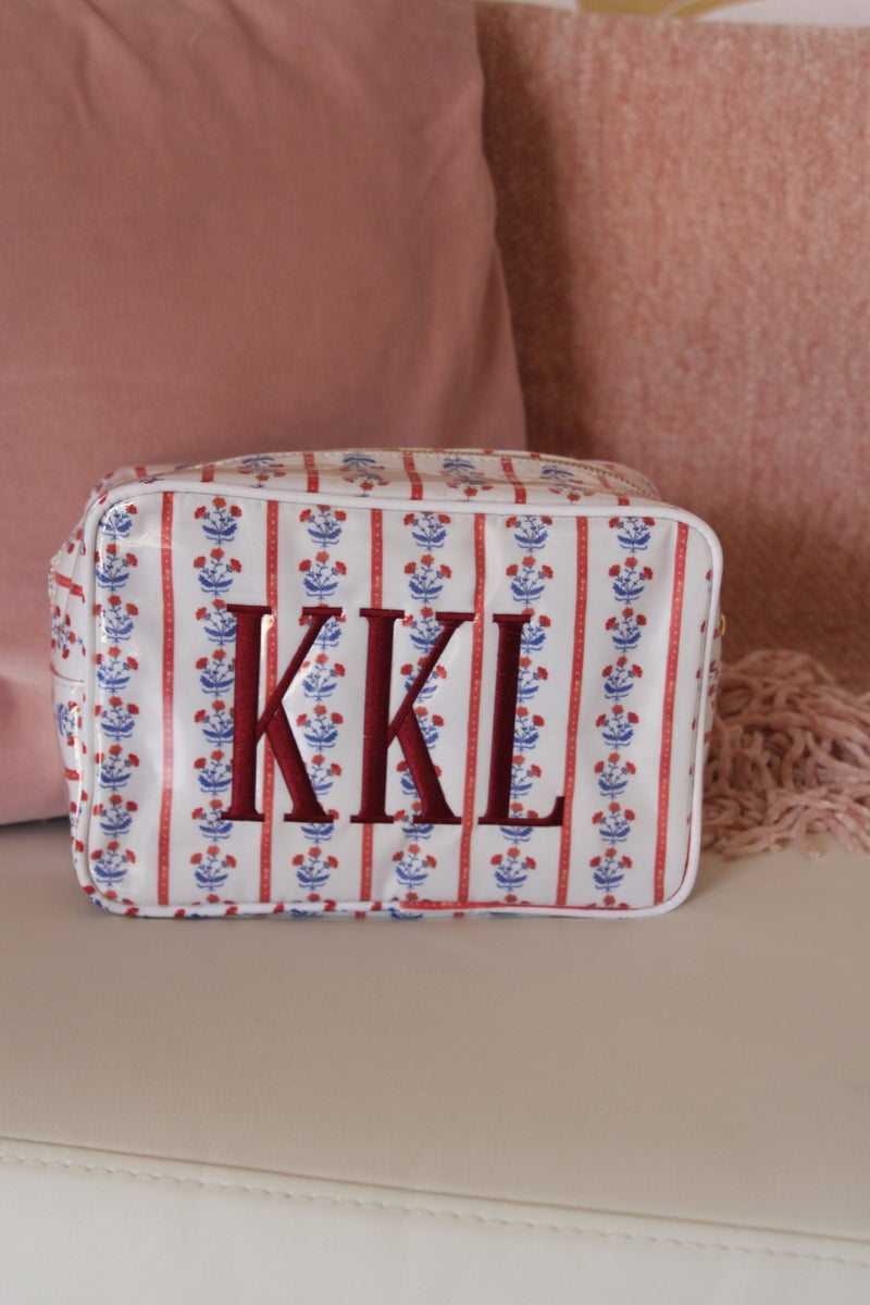 Embroidered Clear Coated Medium Pouch - @Nashville Tash x SWP