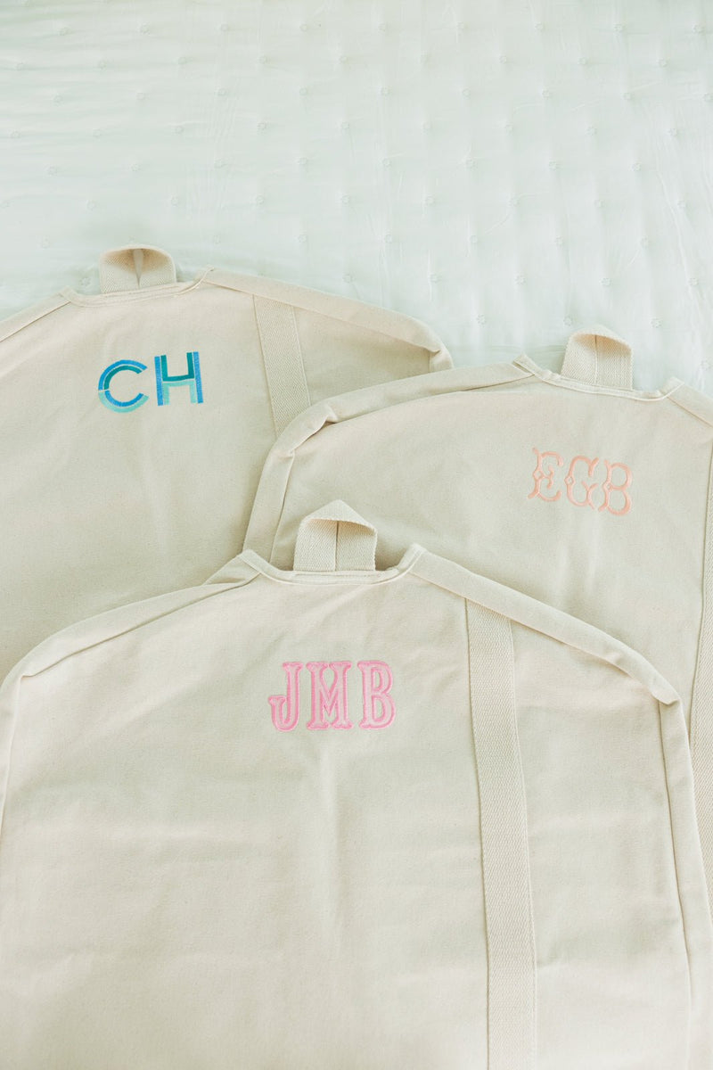 Embroidered Garment Bag