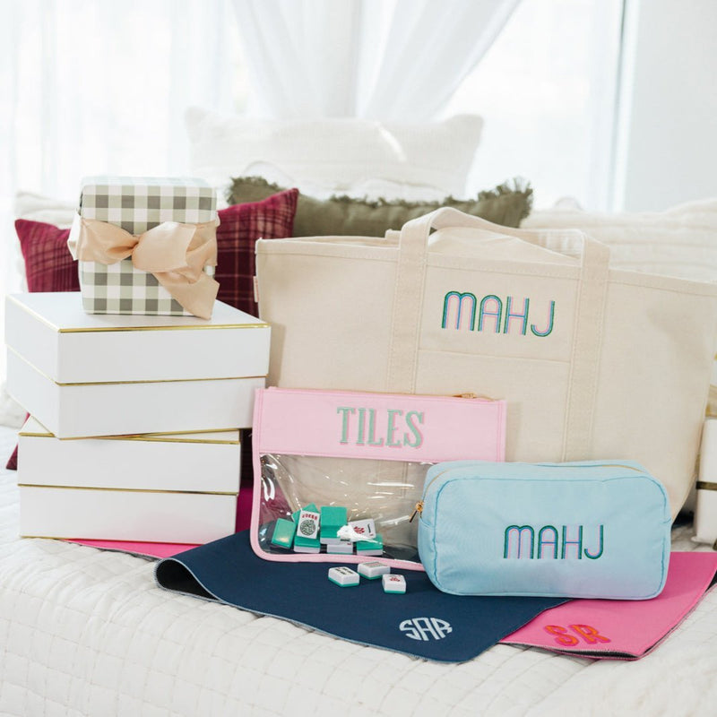 Mahjong Canvas Tote