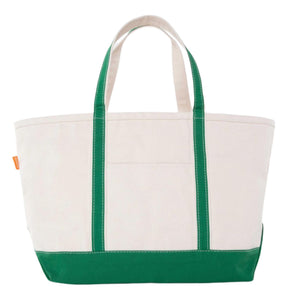 Canvas mahjong tote bag with embroidered personalization, designed to hold tiles and game accessories stylishly
