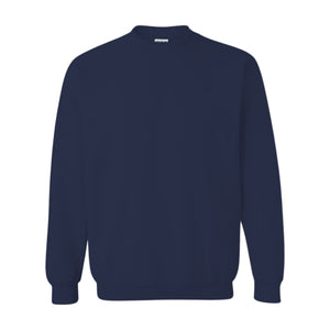 Personalized embroidered monogram sweatshirt with classic pullover styling