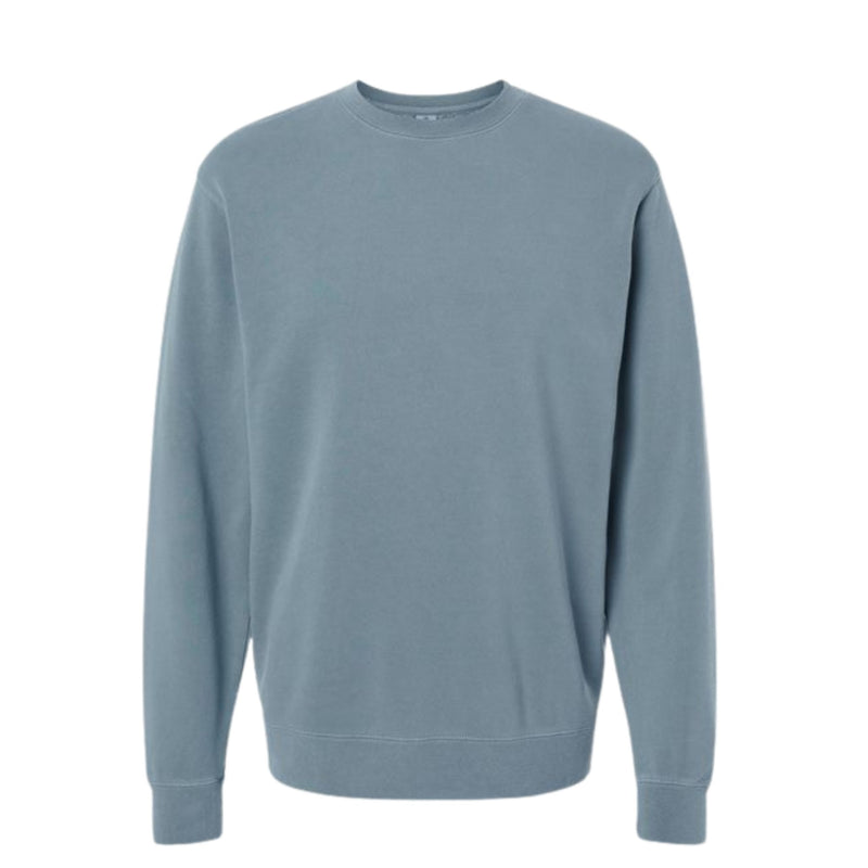 Embroidered monogram sweatshirt with long sleeves and relaxed pullover fit