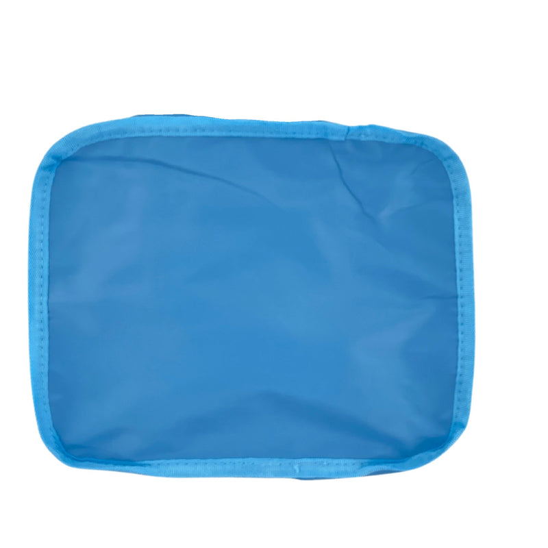 Embroidered nylon packing cubes set of three designed for travel organization