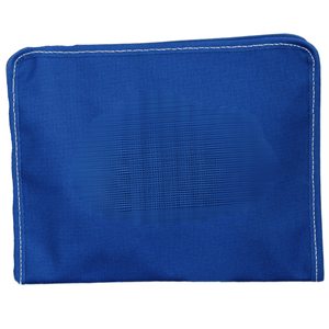 Classic blue TRVL Roadie travel bag customizable monogram gift for organized travelers.