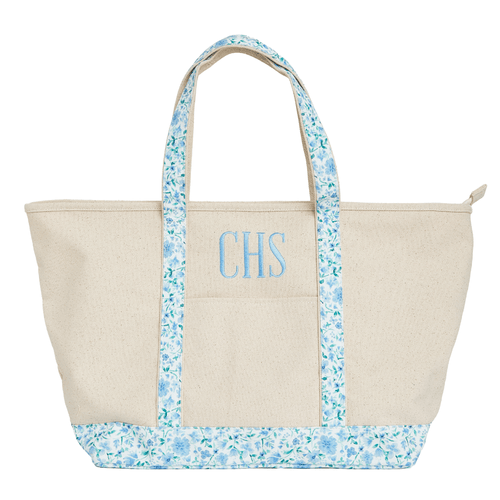 Floral Canvas Tote