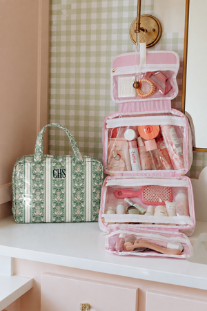 Clear Coated Travel Set