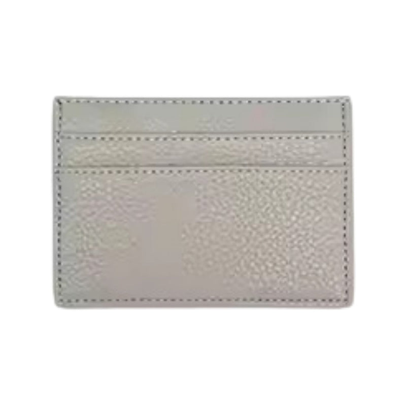 Leather Cardholder with Gold Foil Monogram