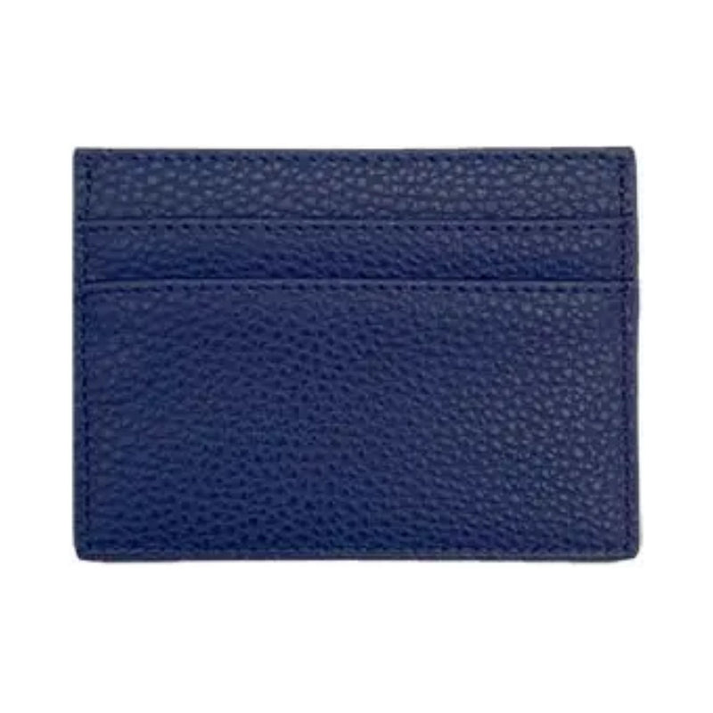 Leather Cardholder with Gold Foil Monogram