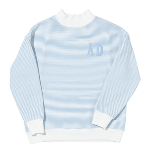 Monogrammed Mockneck Sweatshirt