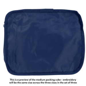Nylon Packing Cube Set - Applique