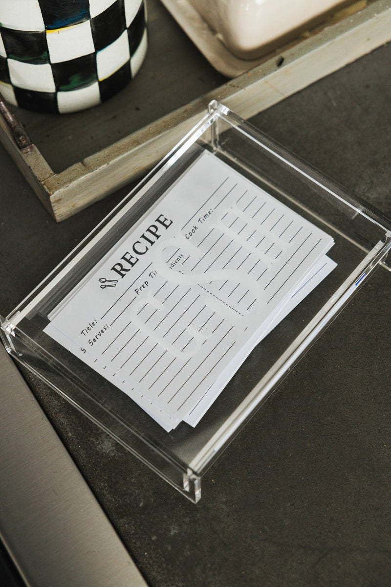 Personalized Acrylic Catchall Box