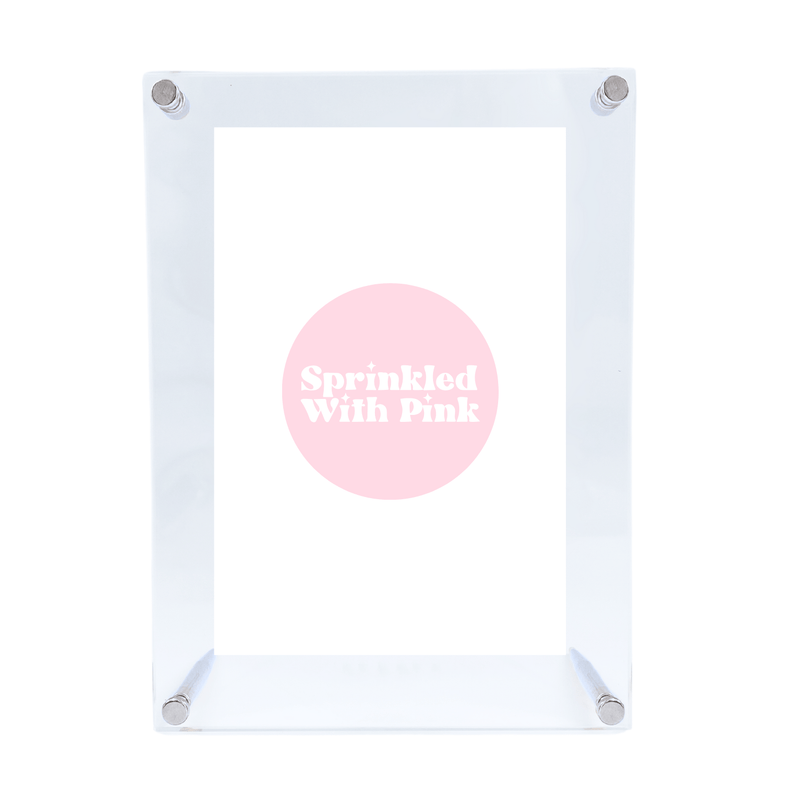Shadow Monogram Acrylic Frame