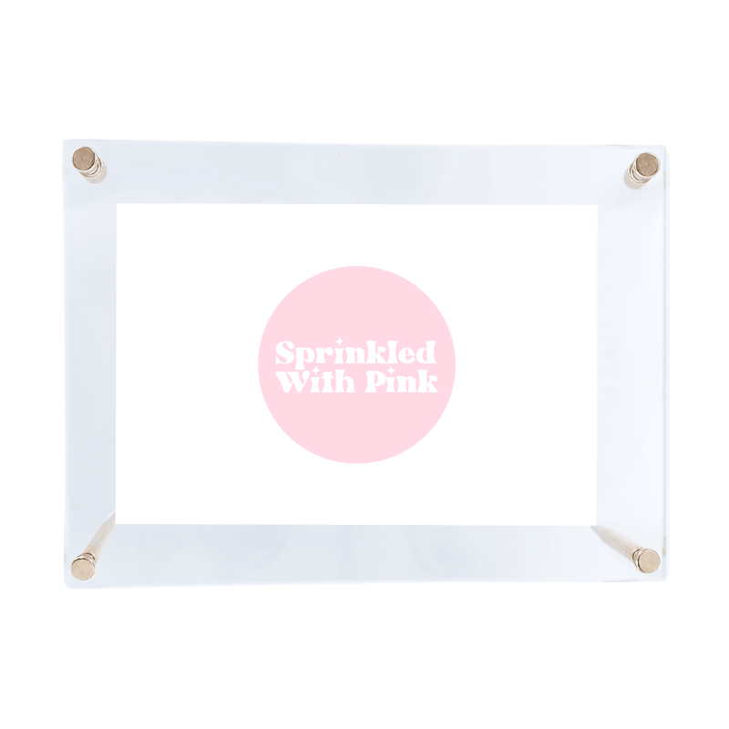 Shadow Monogram Acrylic Frame
