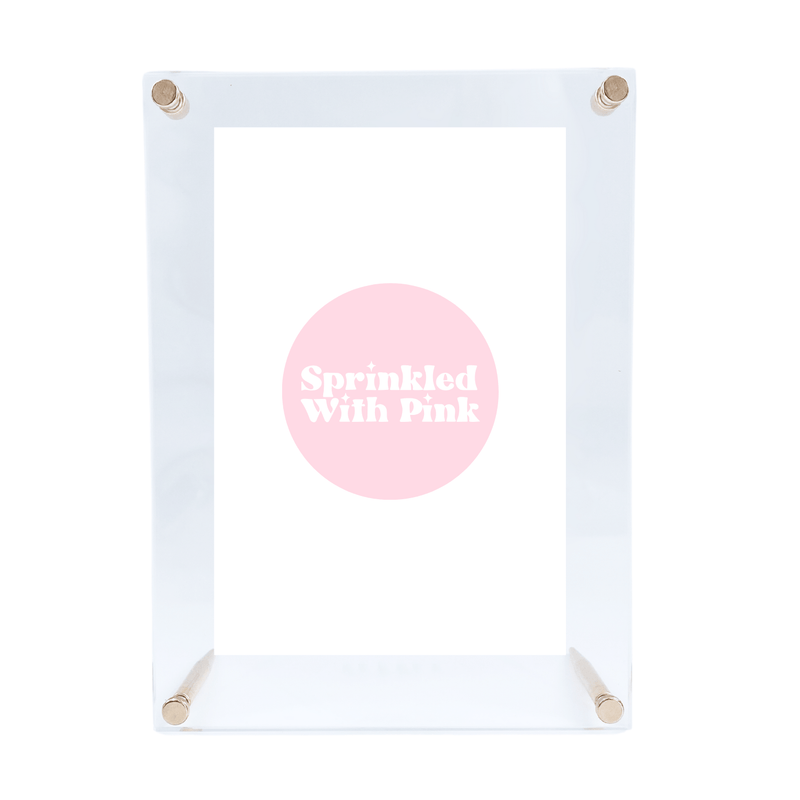 Shadow Monogram Acrylic Frame